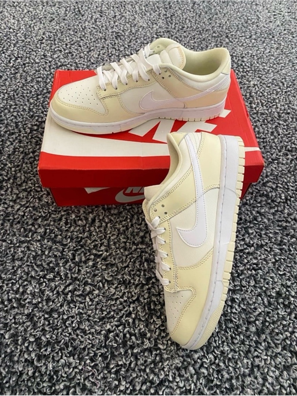 Men’s Nike Sneakers, Dunk Low Retro, COCONUT MILK, Size 9.5, NIB